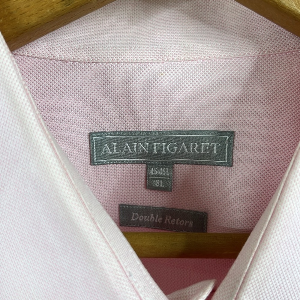 Alain Figaret Solid Pocket Button Down Shirt Doub… - image 5